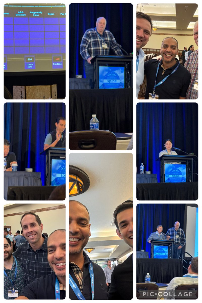 abdelbarrspine's tweet image. Great time at the 3rd Annual Summer Spine Symposium! Great science, great camaraderie. Highlights included seeing former fellows doing amazing work and Duke winning Spine Jeopardy!
@DukeSpine
@Dukeneurosurg
@DukeOrtho