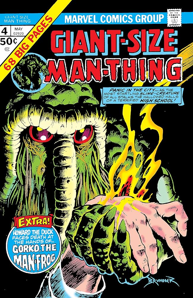spiderdooley's tweet photo. @BackintheBronze Great stuff with the Man-Thing plus the awesome back-up stories with Howard. (And we're all aware of the title.) https://t.co/Xpj1csN3le