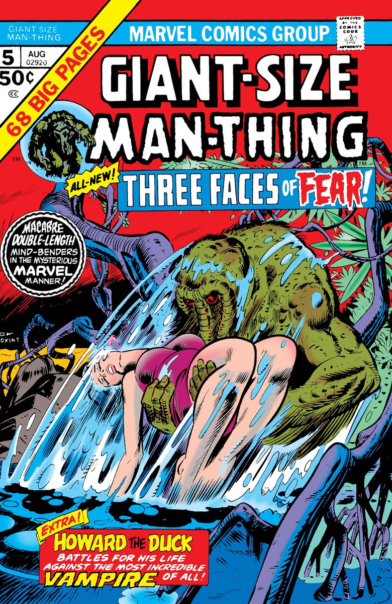 spiderdooley's tweet photo. @BackintheBronze Great stuff with the Man-Thing plus the awesome back-up stories with Howard. (And we're all aware of the title.) https://t.co/Xpj1csN3le