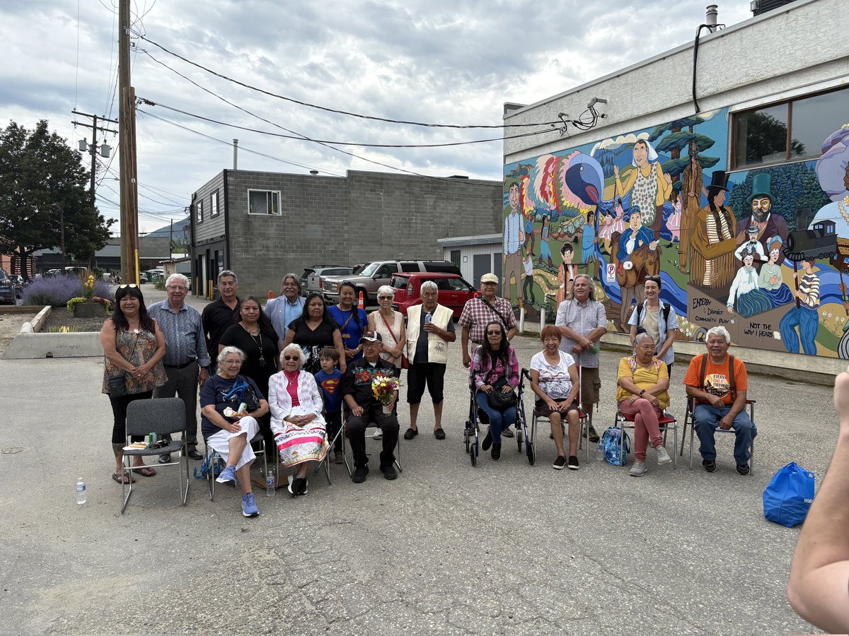 Nice to see so many attend the unveiling of the new sculpture in Enderby on Friday. Thanks to Hop You for dedicating his time and effort to an inspirational piece of work for many to view each and every day.