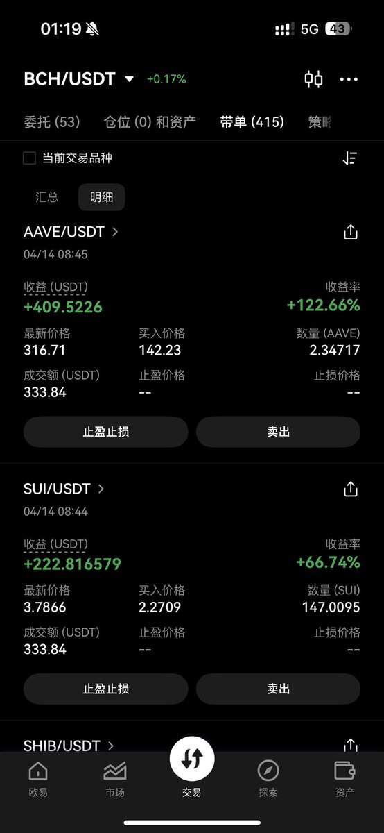 BTV_CN's tweet image. 这就是跟单的乐趣!
OK跟单路径👉🏻👉🏻👉🏻 打开okx 交易所——点击发现——选择跟单——选择现货—-搜索Michael—BTV——下滑选择立即跟单!
🏆币安现货跟单链接:binance.com/copy-trading/l…
