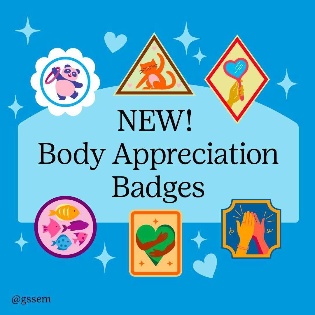 NEW: Body Appreciation badges from Girl Scouts From joyful movement to celebrating all their bodies can do, these free activities help girls connect with and care for their bodies in real, meaningful ways. Made possible with support from Flamingo. link.girlscouts.org/45E4fKc