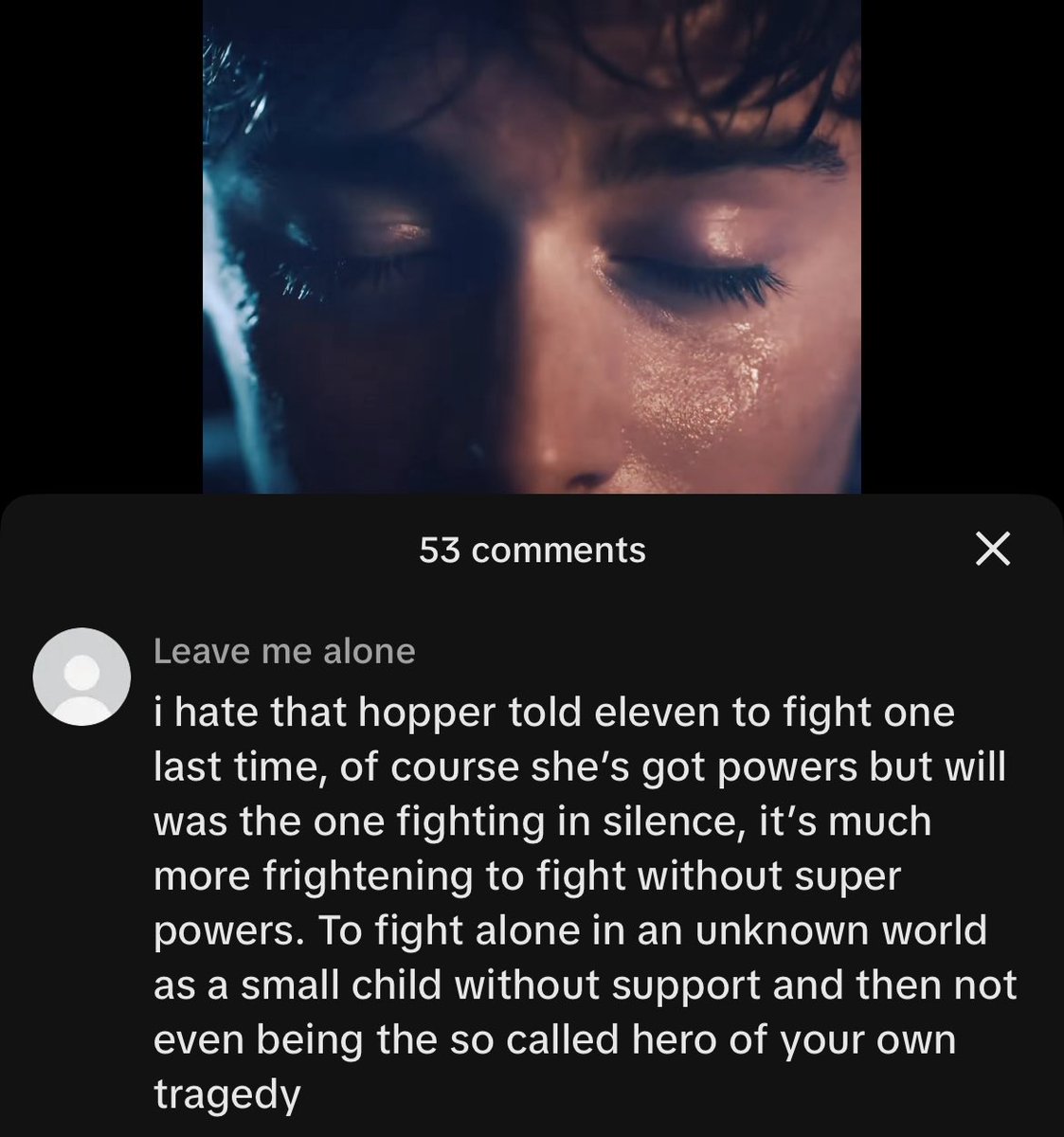 this comment :((( 

when will finally gets to be the hero of his own tragedy in s5 >>>