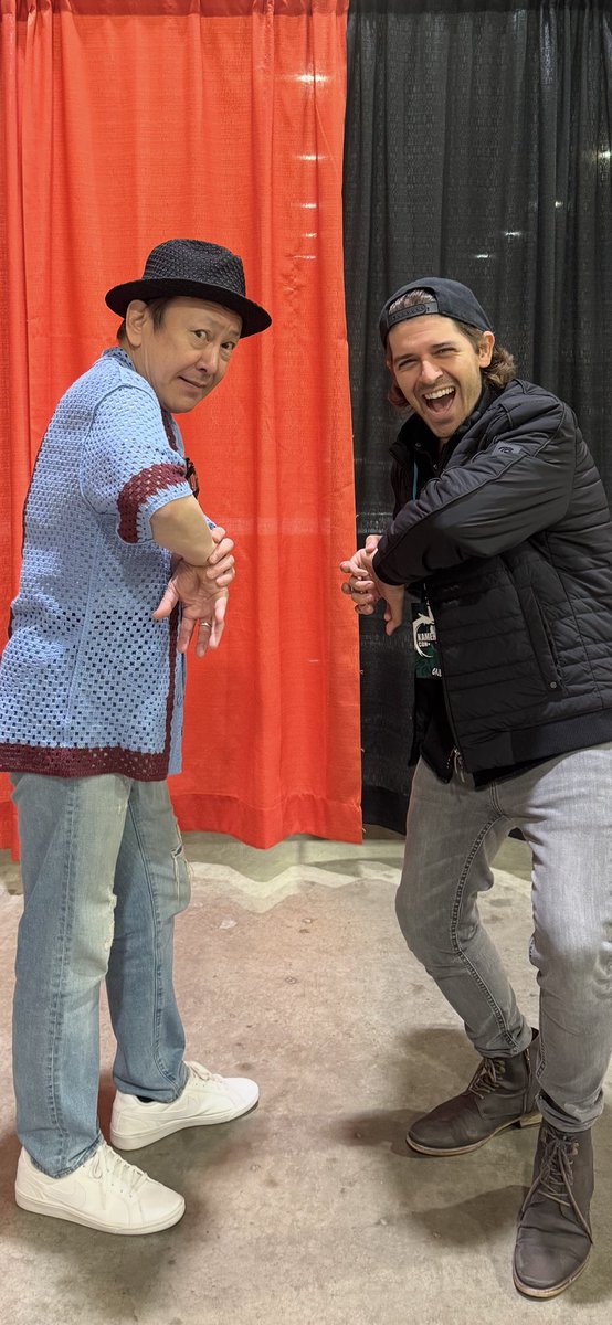 PaulCastroJr's tweet image. Never got to post this — but meeting Ryō Horikawa, JPN voice of Vegeta is for sure a highlight of
my lifetime. Thanks for being so cool! @ryohorikawa