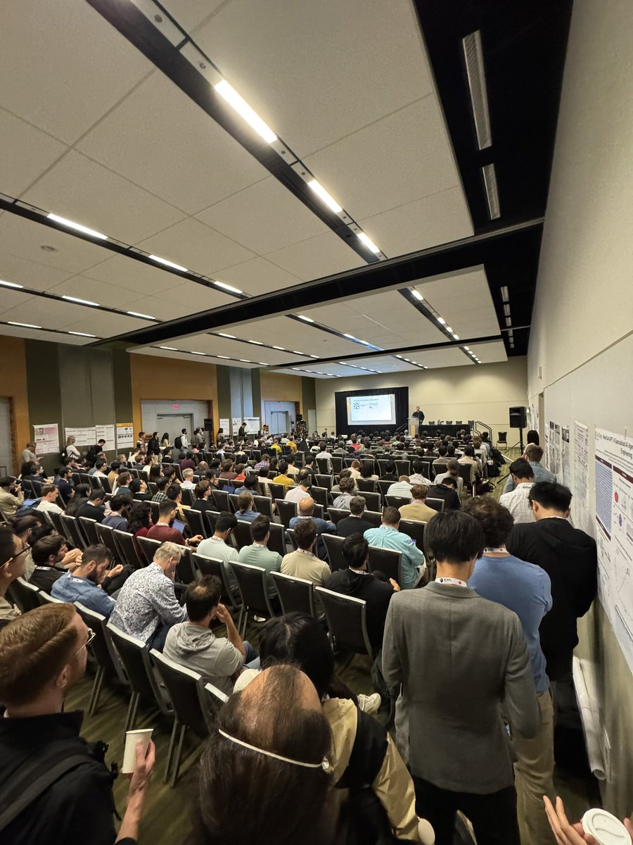EXAIT workshop is completely full due to Sergey Levine’s talk 🤣 
Come to our poster at 11:45-2:15!! 

exait-workshop.github.io/schedule/