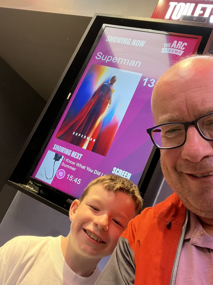 jem_cramp's tweet image. Just watched #Superman for the 2nd time, this time with family, and it was just as good as my first viewing. maybe better. It’s funny, action packed and full of kindness. @Superman @WarnerBrosUK @JamesGunn (please make Superman 2) #PunkRocker #Krypto