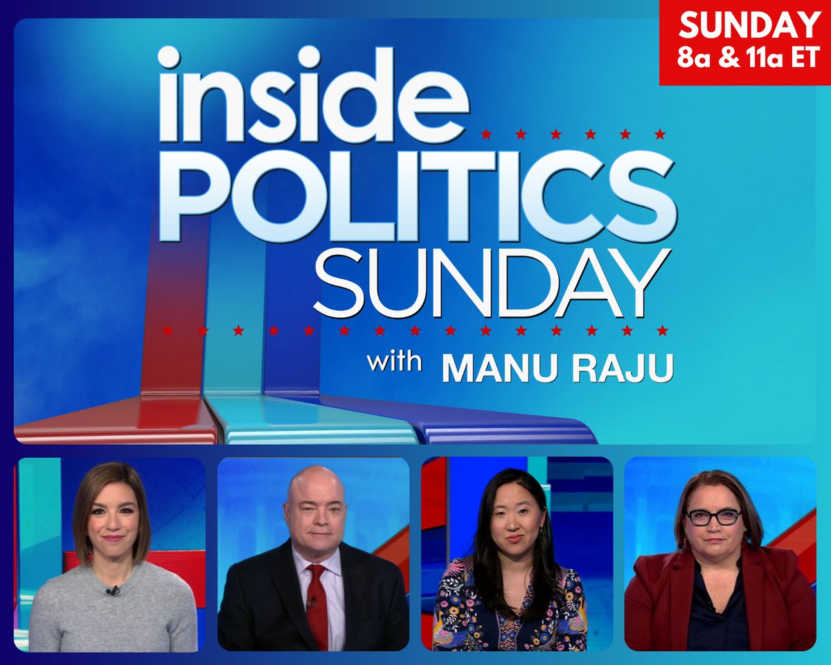 InsidePolitics's tweet image. SUNDAY 8a & 11a ET: Pres. Trump fights the fallout over Epstein -- as polling sizes up his first 6 months. PLUS: @mkraju goes 1-on-1 with @hakeemjeffries as he accuses the GOP of "trying to cheat to win." @priscialva @seungminkim @bresreports & @margarettalev join #InsidePolitics
