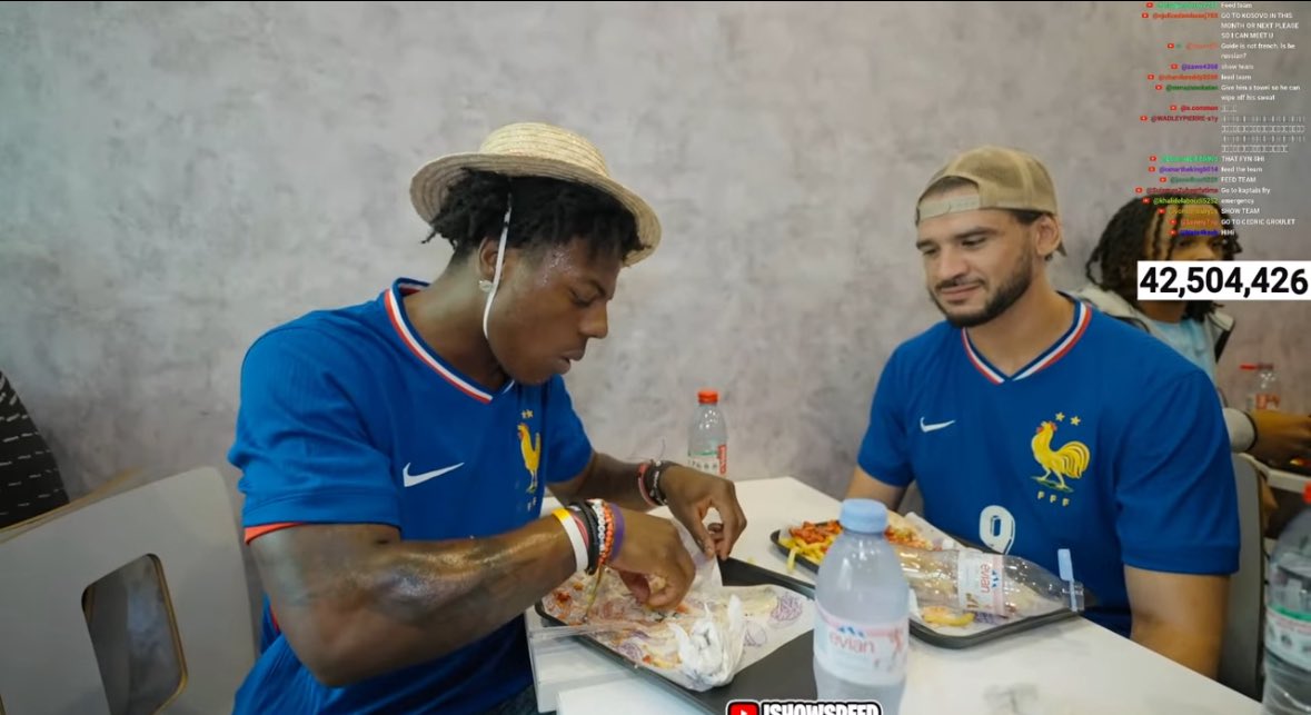 Désolé mais Amine était le pire guide possible pour le stream de Ishowspeed en France. Les viewers de Speed sont unanimes. 0 plat français bouffé ou monument visité, l’autorisation pour rec à la Tour Eiffel pas obtenu préalablement, juste du foot et un fast food…grosse déception