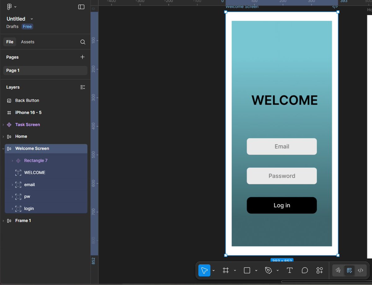 riddima__'s tweet photo. Day 3 of 30:
Tried making a simple login page for mobile app in figma.
#primeitclub #pitc30day https://t.co/cwCqxVMok3
