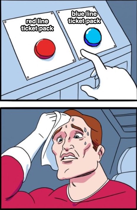 SeattleKraken's tweet image. There isn’t a wrong decision 🔴🔵
No matter which side of the line you’re on, our Red and Blue Line Weekend 6-Game Packs feature #SeaKraken matchups for you to let loose after a long week all season long → bit.ly/TCKTPacks