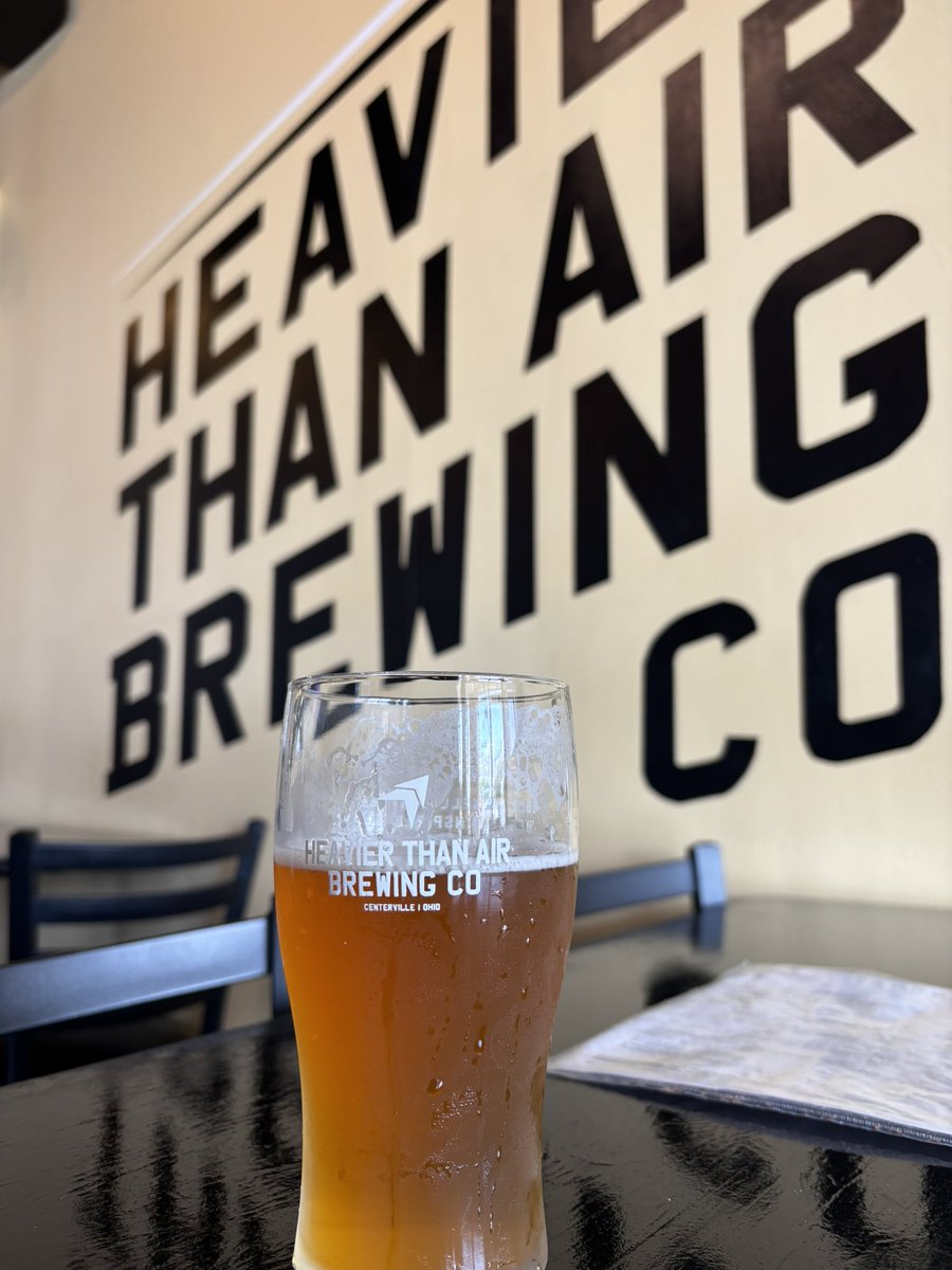 DavidPJablonski's tweet image. Crossed another Dayton brewery off my bucket list: Heavier than Air in Centerville.