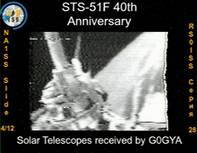 EA3IEK_4998URE's tweet photo. Today's #PD120 #SSTV image surely is my best so far in this @ARISS_Intl activity!! Booming signals from the #ISS once again🤩 Received on a pass today 07/19/25 at 1640UT (83º elevation, really nice!)... Same setup as on other passes! Let's keep it up!!🥳👍 https://t.co/1LOCmi7hj1 https://t.co/opbUhw24Yj
