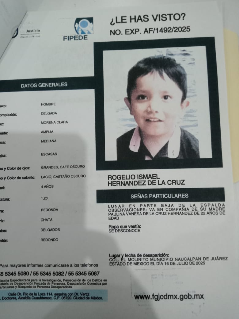 Ayúdanos a compartir o a reportar cualquier información.