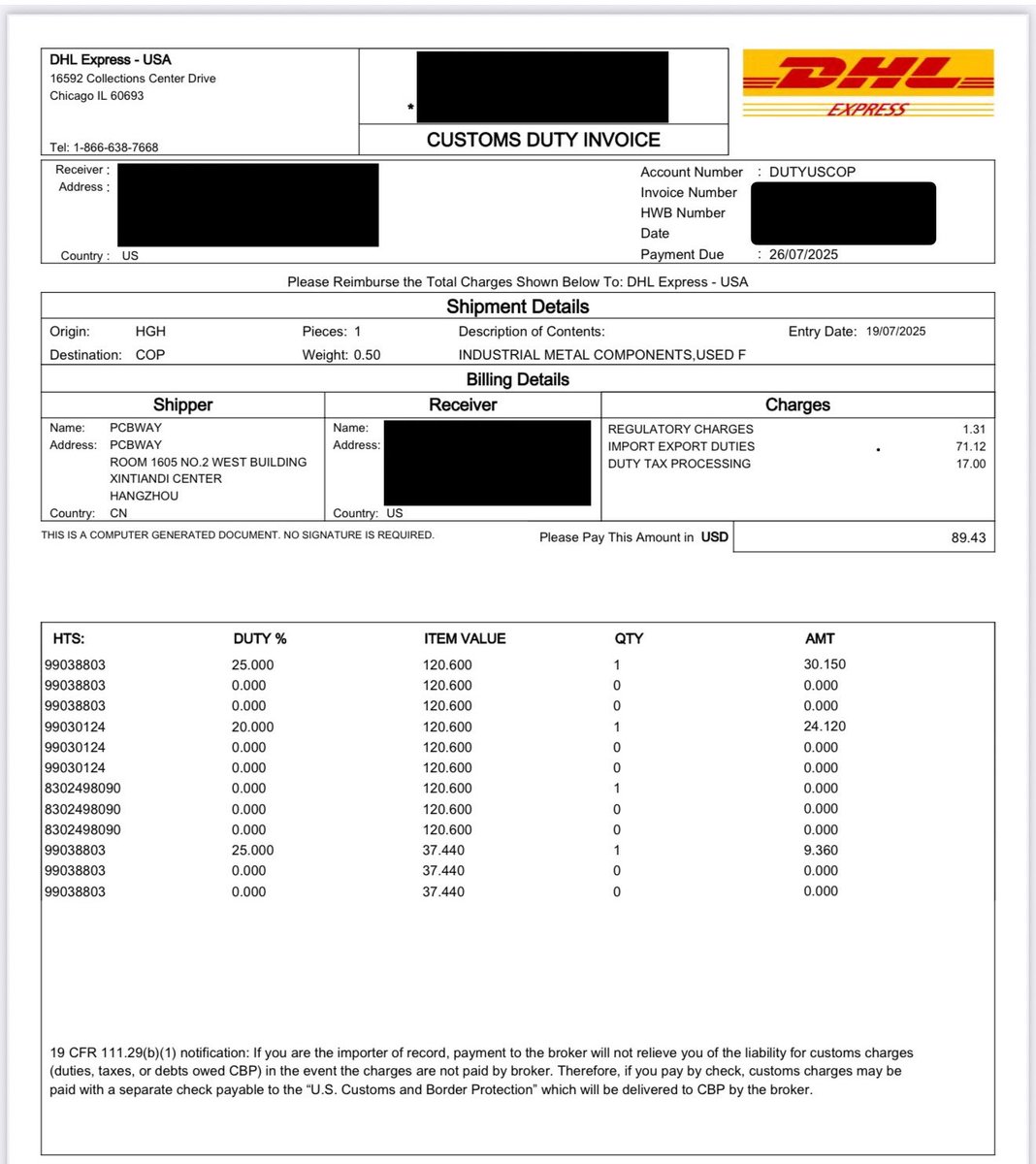 67Designs's tweet image. A real world example of tariffs on SMB manufacturing in America in July 2025.
Our company @67Designs supplies beautifully engineered and US manufactured products to customers all around the world, but mainly here in the USA. For sure our exports help ease our deficit, just a…