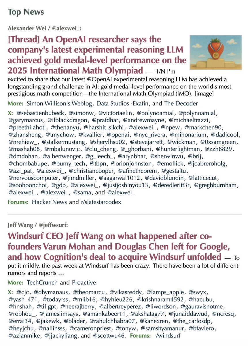 ashleymayer's tweet image. Sign of the times: the top two stories on Techmeme are both tweets.