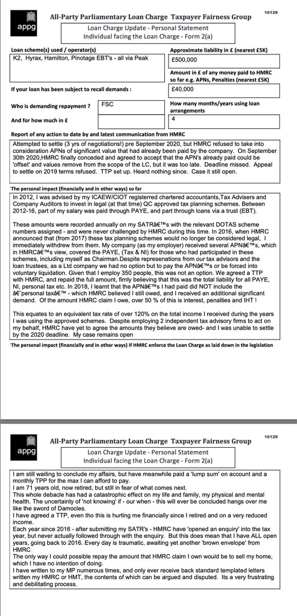 This whole debacle has had a catastrophic effect on my life and family, my physical and mental health. The uncertainty of 'not knowing' if - or when - this will ever be concluded hangs over me like the sword of Damocles

<a href="/LCAG_2019/">Loan Charge Action Group [LCAG]</a> 
<a href="/loanchargeAPPG/">Loan Charge & Taxpayer Fairness APPG</a> 
#LoanChargeScandal