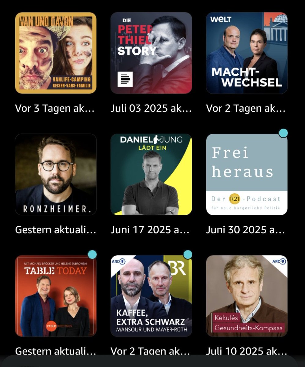 Heute ist Schluss! Links, Mitte, Rechts, Mainstream, Verschwörung. Ich ertrage es nicht mehr. Macht Euer Ding, ich mach meins 🤷‍♀️ Podcast ist für mich ab sofort beendet. Freue mich auf die erste Nacht ohne Kopfhörer seit Jahren 🙈