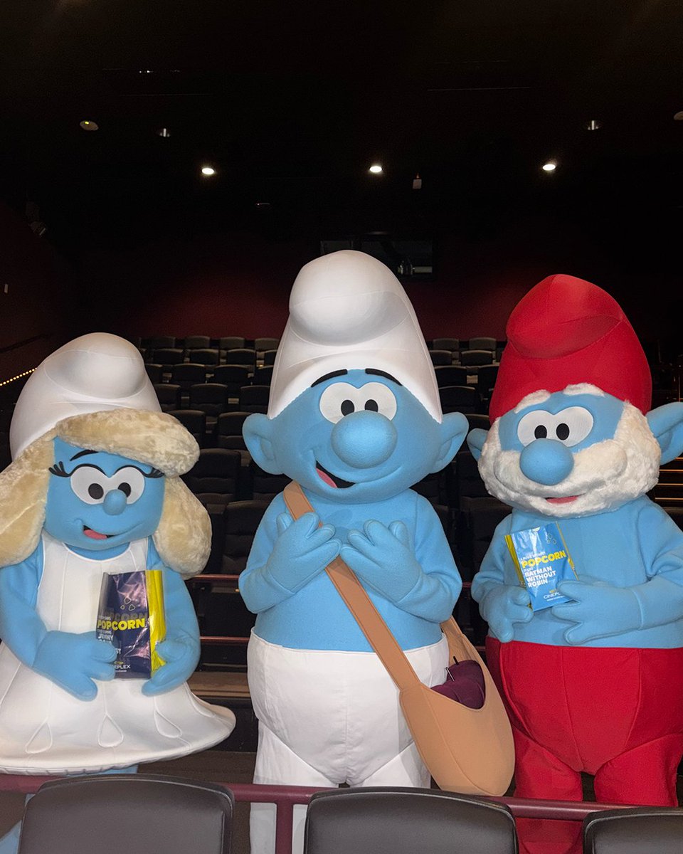 CineplexMovies's tweet image. Raise your hands if you saw #Smurfs this weekend 🤚💙
Smurfs is now playing in theatres! Get your tickets here 🎟️➡️ cinplx.co/44XFWot