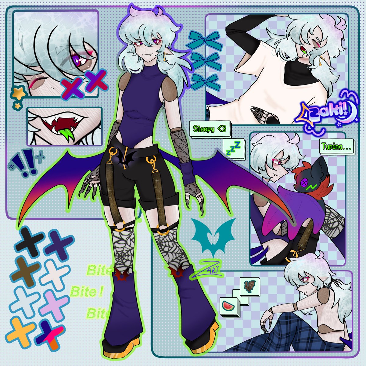 _ZakiVT's tweet image. ✨• how long have | been asleep..?
—————•🍉•—————
Hey!~ Your Mindless Puppet at your service! But be careful, I bite~
🎨: #ZakiSplatter
🎮: twitch.tv/zakivt
—————•🦇•—————
#Vtubers #VtuberUprisings #ENVtuber