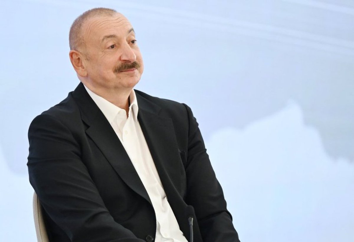 AzeriTimes's tweet image. Ilham Aliyev: “We are very grateful to U.S. President Donald Trump for his efforts to help Azerbaijan and Armenia ultimately reach an agreement”.