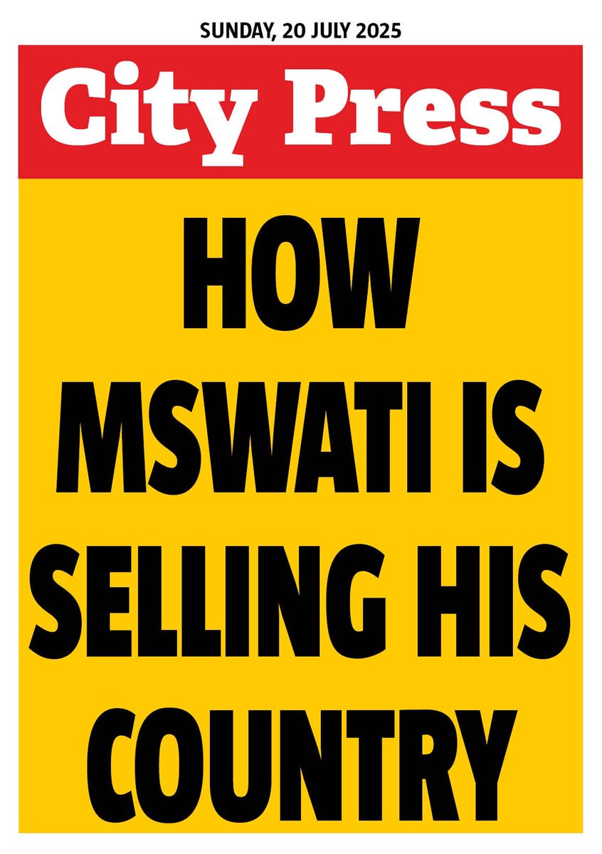 RapuleT's tweet image. The arrival of dangerous murderers and rapists in Eswatini dumped there by Donald Trump's government has drawn anger and feelings of betrayal by Eswatini citizens. Journalist Bheki Makhubu writes on the effects this will have on South Africa. Tomorrow in @City_Press