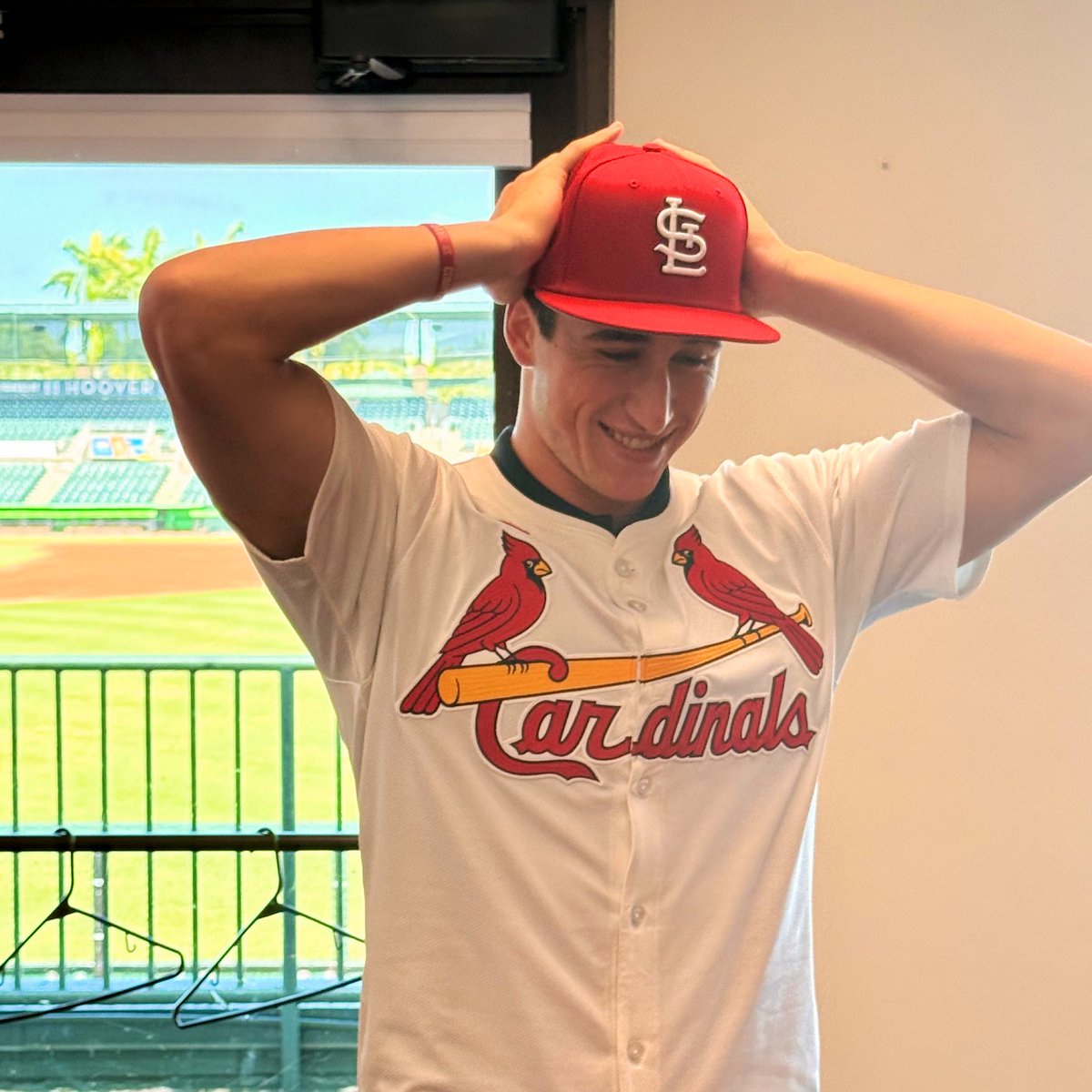 Officially a St. Louis Cardinal!