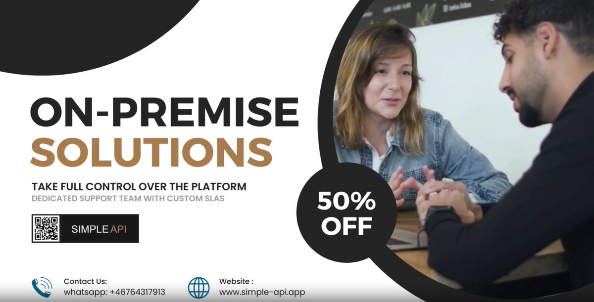 Take Full Control of our Platform. Dedicated support team with custom SLAs. Call us: +46734930530 simple-api.app #reactnative #mobile #ios #android #flutter #samsung #api #sapi