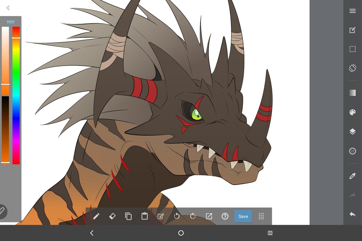 ZheyZheyArts's tweet image. Still messing around with his colors,  the app I&apos;m using is called Medibang and device is the Xppen.