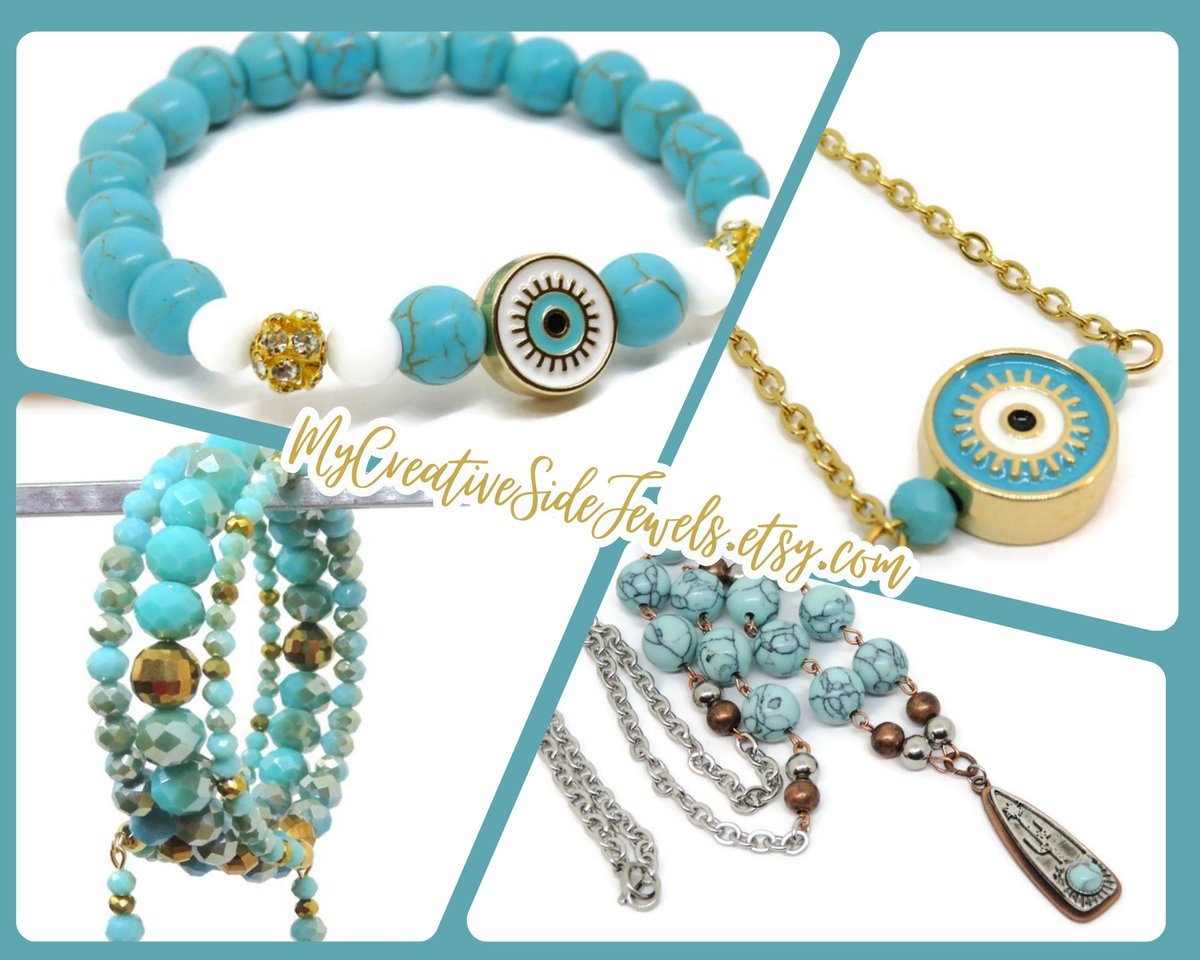 MyCreativeSideJewels (@vanessacarrett1) on Twitter photo For the turquoise lovers!
Handcrafted jewelry ❤️
➡️ mycreativesidejewels.etsy.com
#jewelry #handcraftedjewelry #turquoisejewelry #turquoise #turquoiseearrings #turquoisebracelet #fashion #style #etsyfinds #etsyretwt
<a href="/SGH_RTs/">SocialGamingHub Retweets</a>
#giftshopping #tealjewelry #evileye #evileyegifts For the turquoise lovers!
Handcrafted jewelry ❤️
➡️ mycreativesidejewels.etsy.com
#jewelry #handcraftedjewelry #turquoisejewelry #turquoise #turquoiseearrings #turquoisebracelet #fashion #style #etsyfinds #etsyretwt
<a href="/SGH_RTs/">SocialGamingHub Retweets</a>
#giftshopping #tealjewelry #evileye #evileyegifts