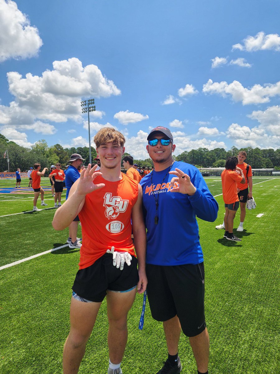 Wes_Bushnell4's tweet photo. Beyond grateful for my 2nd offer from Louisiana Christian!🐱 Go Wildcats! https://t.co/6aOkVFd4EJ