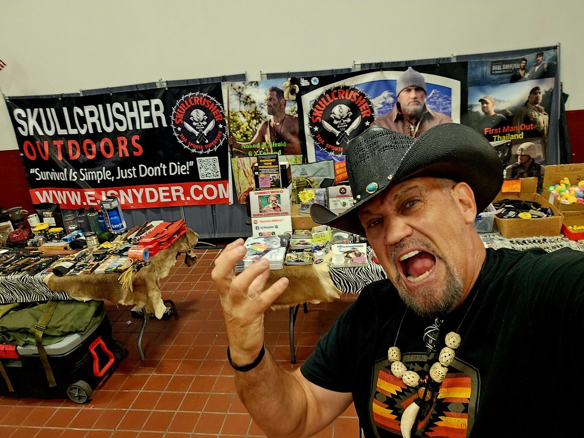 E.J. Snyder (@ejsnyder333) on Twitter photo YEAHHHHH! ITS ON again!!! The Nations GUN Show! Come on out and See US! #ej #merica🇺🇸 <a href="/NakedAndAfraid/">Naked and Afraid</a> YEAHHHHH! ITS ON again!!! The Nations GUN Show! Come on out and See US! #ej #merica🇺🇸 <a href="/NakedAndAfraid/">Naked and Afraid</a>