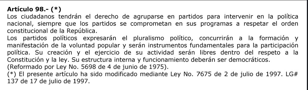 RosCasSol's tweet image. 📣 Si alguien conoce a la dirigencia @plncr en San Ramón, valdría la pena decirles que presenten un recurso de amparo contra la decisión del @TSECostaRica de dejarlos por fuera de la Asamblea Provincial de Alajuela, pues los derechos políticos son garantías reconocidas tanto en…