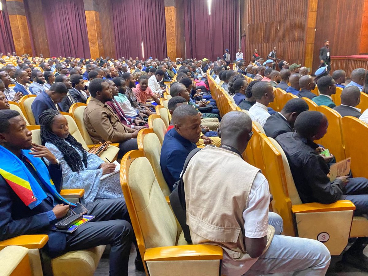 Richard Kasonga (@richardkasonga1) on Twitter photo Dialogue des Jeunes Congolais 2ème Édition : Une mobilisation forte pour l’unité et l'engagement citoyen.
Ce samedi 19 juillet 2025, le Palais du Peuple a vibré au rythme du Dialogue des Jeunes Congolais – 2ème Édition, une initiative portée par le jeune leader <a href="/RabbiNkulambe1/">Rabbi Nkulambe</a>. Dialogue des Jeunes Congolais 2ème Édition : Une mobilisation forte pour l’unité et l'engagement citoyen.
Ce samedi 19 juillet 2025, le Palais du Peuple a vibré au rythme du Dialogue des Jeunes Congolais – 2ème Édition, une initiative portée par le jeune leader <a href="/RabbiNkulambe1/">Rabbi Nkulambe</a>.