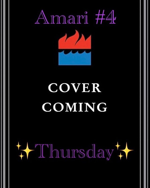 bb_alston's tweet image. Can’t wait to share the cover and title for Amari #4 on Thursday!