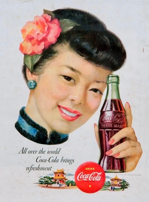MOFBACN's tweet image. A gorgeous Coca-Cola advertisement from 1949.