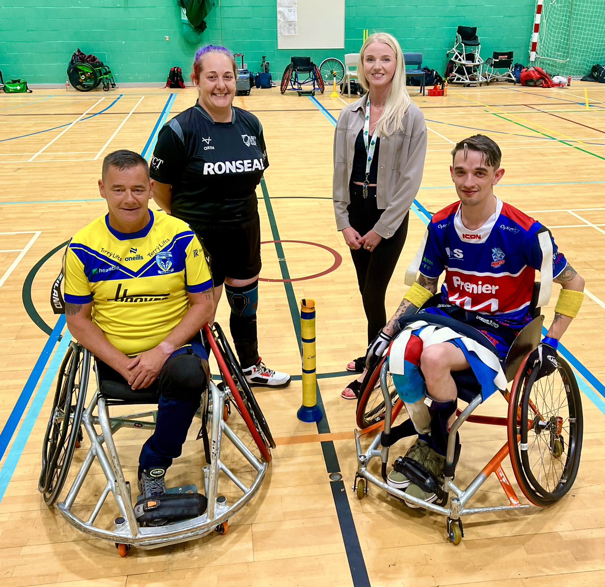 rbshopmobility's tweet photo. We’ve had a great afternoon promoting @rbshopmobility by supporting the @HornetsSpF @RochdaleHornets Wheelchair Rugby League team  in their fixture against @WarringtonRLFC @WWRLFoundation 
@WheelchairRL 
A cracking game with a healthy win for the ‘Hornets’! https://t.co/QqxGoEzR0U