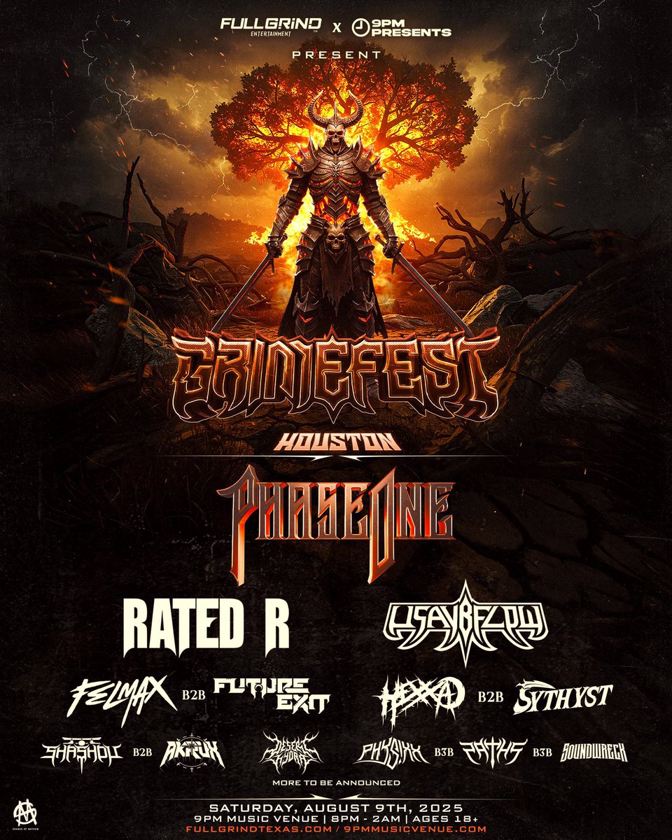 DamnGina๐ฆ (@bubbaagin) on Twitter photo Road to <a href="/GRIME_FEST/">GRIMEFEST</a> is here๐ป๐ฅ
Dallas B2B HTX LFGGGGG!
๐Green Elephant ๐ 8/8 DTX
๐9pm Music Venue 8/9 HTX
Ft. <a href="/PhaseOneAU/">PhaseOne</a> | #RatedR | <a href="/Usaybflow/">Daniel ๐</a> | <a href="/FelmaxOfficial/">FELMAX</a> b2b <a href="/futureexitCAN/">FUTURE EXIT</a> | <a href="/hexxaofficial/">โง HEXXA โง</a> b2b <a href="/Sythystbro/">Lady Reaper๐ช</a> | & many moreโฆ. ๐คฏ๐ฅ๐ฆโ๐ฅ Road to <a href="/GRIME_FEST/">GRIMEFEST</a> is here๐ป๐ฅ
Dallas B2B HTX LFGGGGG!
๐Green Elephant ๐ 8/8 DTX
๐9pm Music Venue 8/9 HTX
Ft. <a href="/PhaseOneAU/">PhaseOne</a> | #RatedR | <a href="/Usaybflow/">Daniel ๐</a> | <a href="/FelmaxOfficial/">FELMAX</a> b2b <a href="/futureexitCAN/">FUTURE EXIT</a> | <a href="/hexxaofficial/">โง HEXXA โง</a> b2b <a href="/Sythystbro/">Lady Reaper๐ช</a> | & many moreโฆ. ๐คฏ๐ฅ๐ฆโ๐ฅ