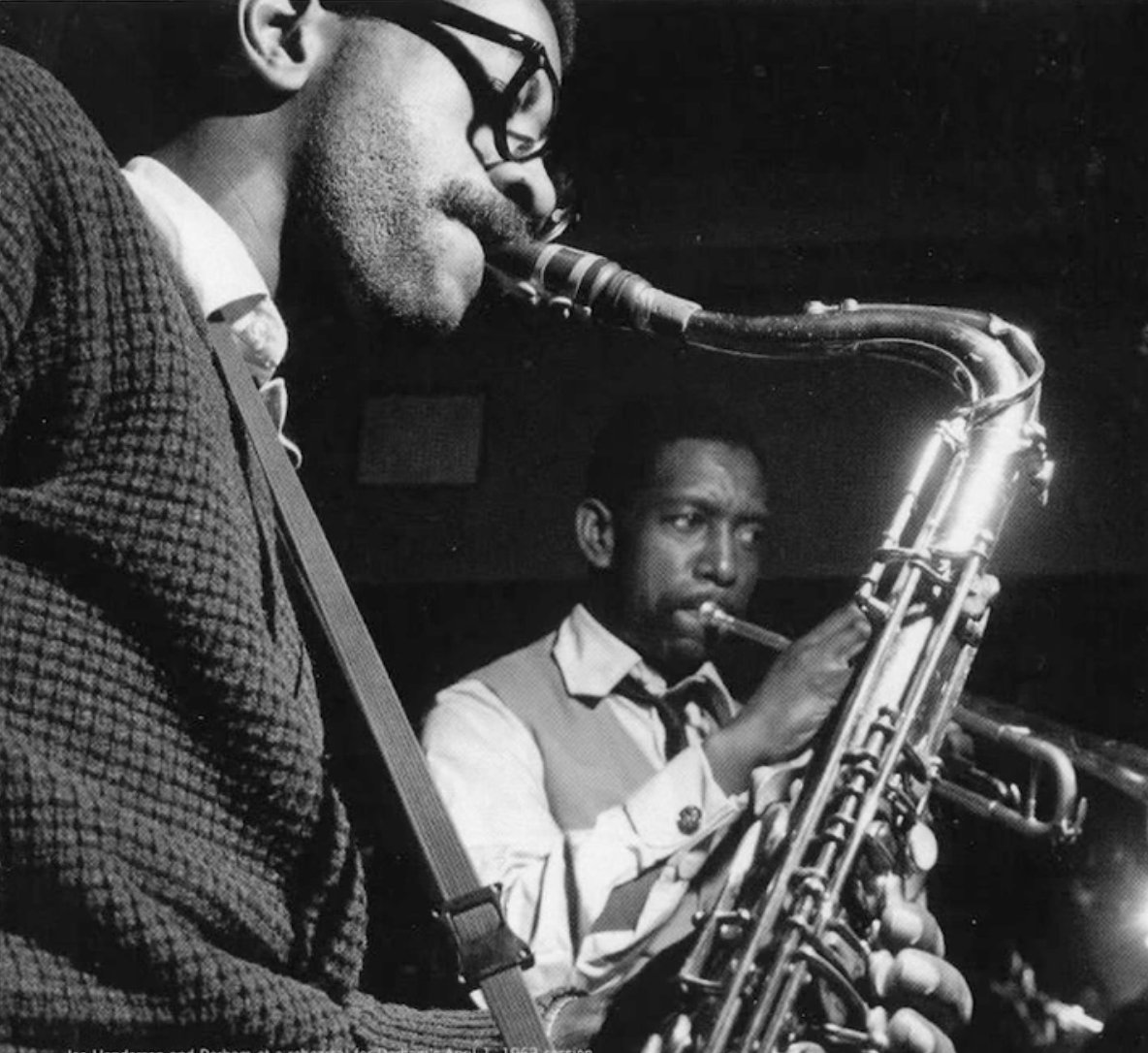 globaljazzqueen's tweet image. "I hink playing the saxophone is what I'm supposed to be doing on this planet...It's the best way I know that I can make the largest number of people happy+get for myself the largest amount of happiness."-JOE HENDERSON opens my show tonight @wbgo
#jazz #radio (Pic w/Kenny Dorham)