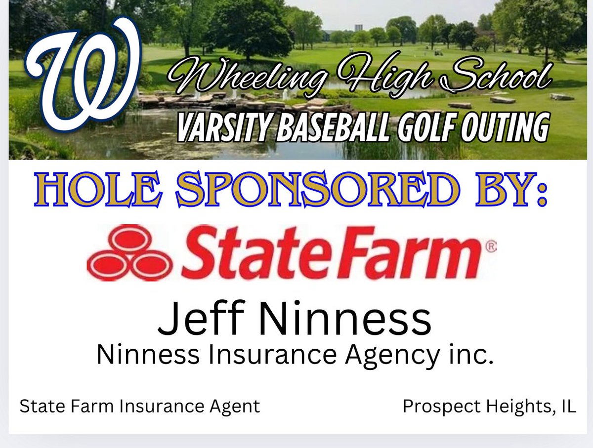 WHSBaseball2's tweet image. Our Inaugural Wheeling Baseball Golf Outing is this Tuesday, July 22nd at Chevy Chase Country Club
Thank you to our Hole Sponsors!