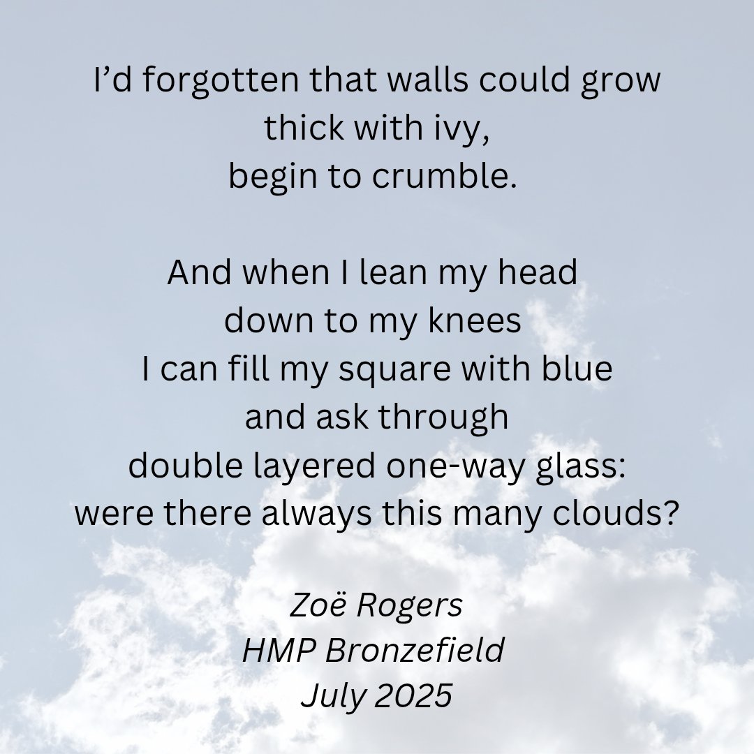 When Zoe was taken to Woolwich Crown Court this month, it was her first time outside the walls of HMP Bronzefield in nearly a year

The view from the prison van window made her cry. It also inspired this poem

I found it pretty hard to read 💔