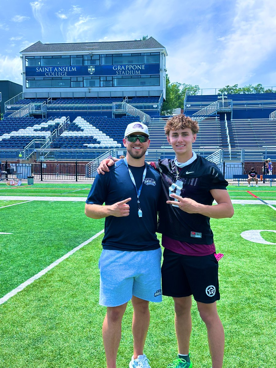 Ben Kyles (@benkyles123) on Twitter photo #AGTG. After an amazing camp and conversation with <a href="/Coach_TMcJunkin/">Coach Trey McJunkin</a> , I’m blessed to receive a D2 offer to <a href="/STAHawksFB/">Saint Anselm Football 🏈 #BCM</a>.🏈 #AGTG. After an amazing camp and conversation with <a href="/Coach_TMcJunkin/">Coach Trey McJunkin</a> , I’m blessed to receive a D2 offer to <a href="/STAHawksFB/">Saint Anselm Football 🏈 #BCM</a>.🏈
