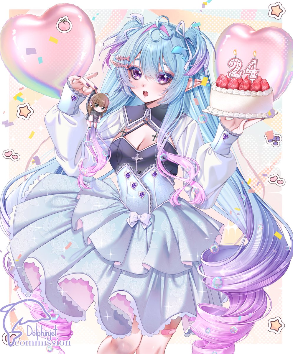 dolphin_jet's tweet image. It’s my Birthday!
Repost is the best gift for an artistᕦ(ò_óˇ)ᕤ 
 I&apos;m dolphinjet, love to draw cute girls!!^^

#イラスト