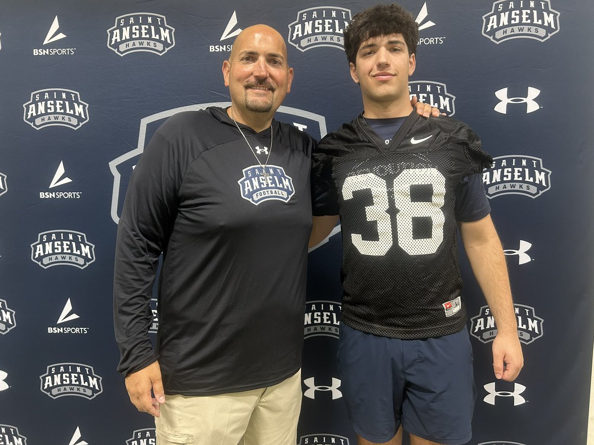 Thank you <a href="/STAHawksFB/">Saint Anselm Football 🏈 #BCM</a> for hosting an amazing camp, I had a great time coming out and competing!
