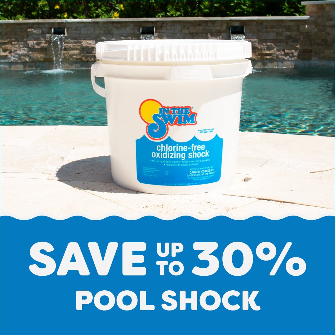 Say goodbye to cloudy water and hello to crystal-clear days. 👋💦
Save up to 30% on pool shock—because your backyard oasis deserves the best. 🌞
🛒 Shop now at bit.ly/4mCf5Gm