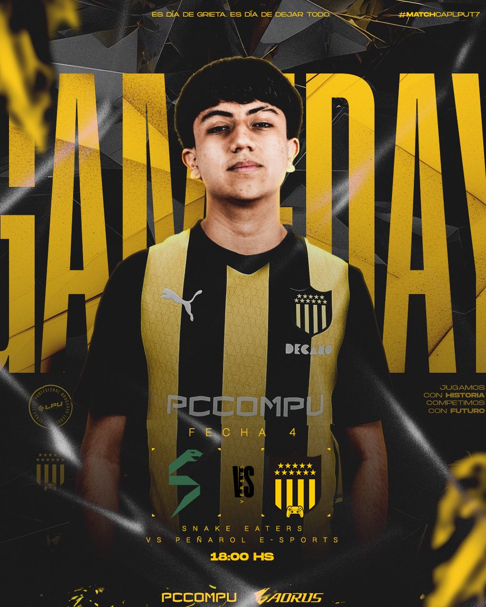esportcap's tweet image. 𝗦𝗘 𝗝𝗨𝗘𝗚𝗔 🔜

Se viene nueva jornada de #LPU frente a Snake Eaters👀

Nos vemos en la pantalla de @AUDVesports 😮‍💨