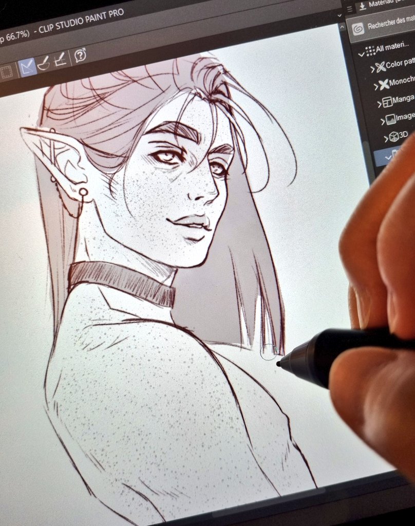 junie_junette's tweet image. My fever went down !!! I was able to grab my pen ! Just a quick sketch of my boy, Cesar ♡ I wanted to draw him srly, hehe
#OC #agrougrou