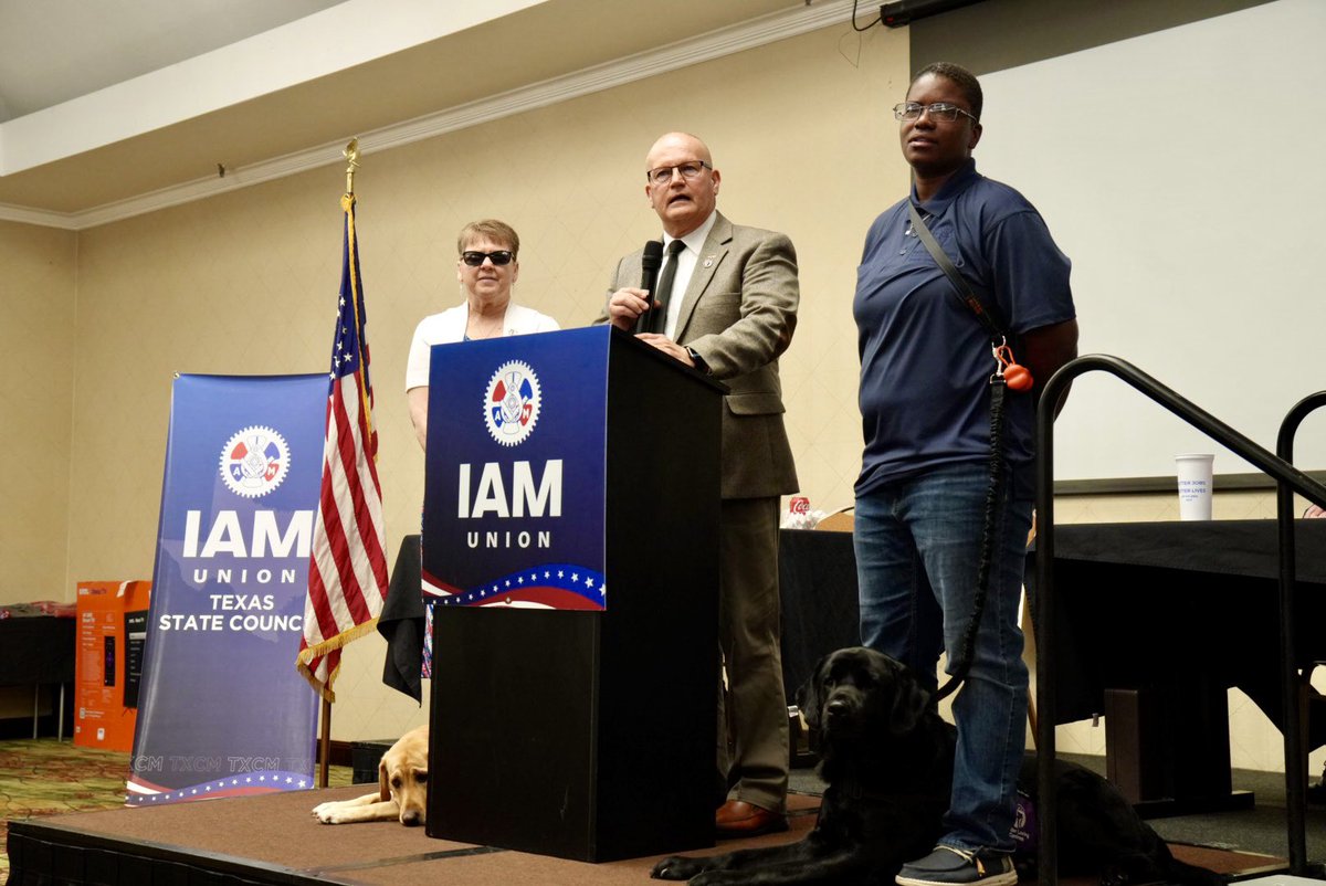 IAM_Union's tweet image. The IAM Texas State Council is underway in Austin with a full house of delegates from across the Lone Star State.
IAM leaders and allies are uniting to take on the issues that matter to working families.