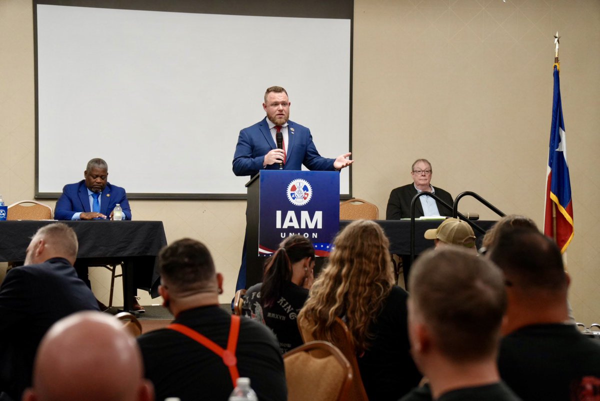 IAM_Union's tweet image. The IAM Texas State Council is underway in Austin with a full house of delegates from across the Lone Star State.
IAM leaders and allies are uniting to take on the issues that matter to working families.