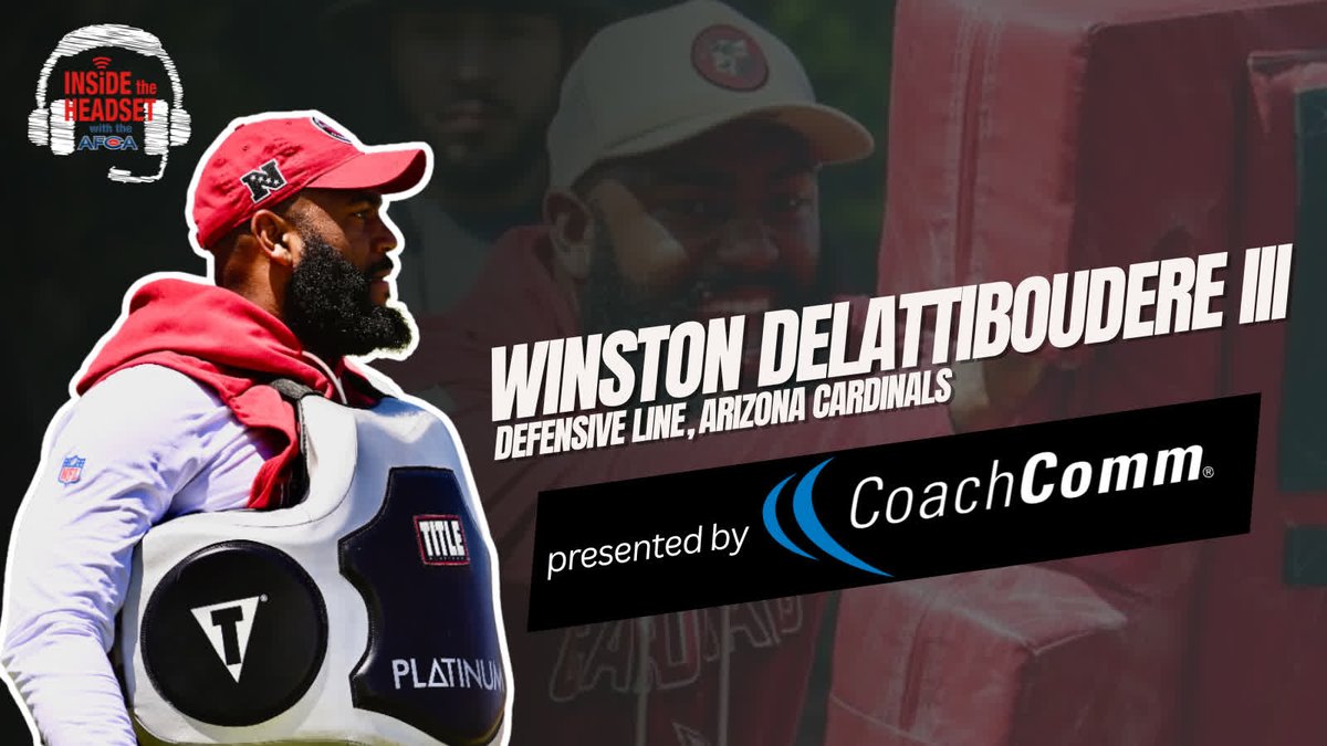 WeAreAFCA's tweet image. New episodes of Inside the Headset - Presented by @CoachComm drop every Thursday! Stay connected by ⤵️
🎧 Following the show on your favorite podcast platform
📺 Subscribing to our YouTube for exclusive content
👍 Liking & reviewing to help others find the show
Find us here:…