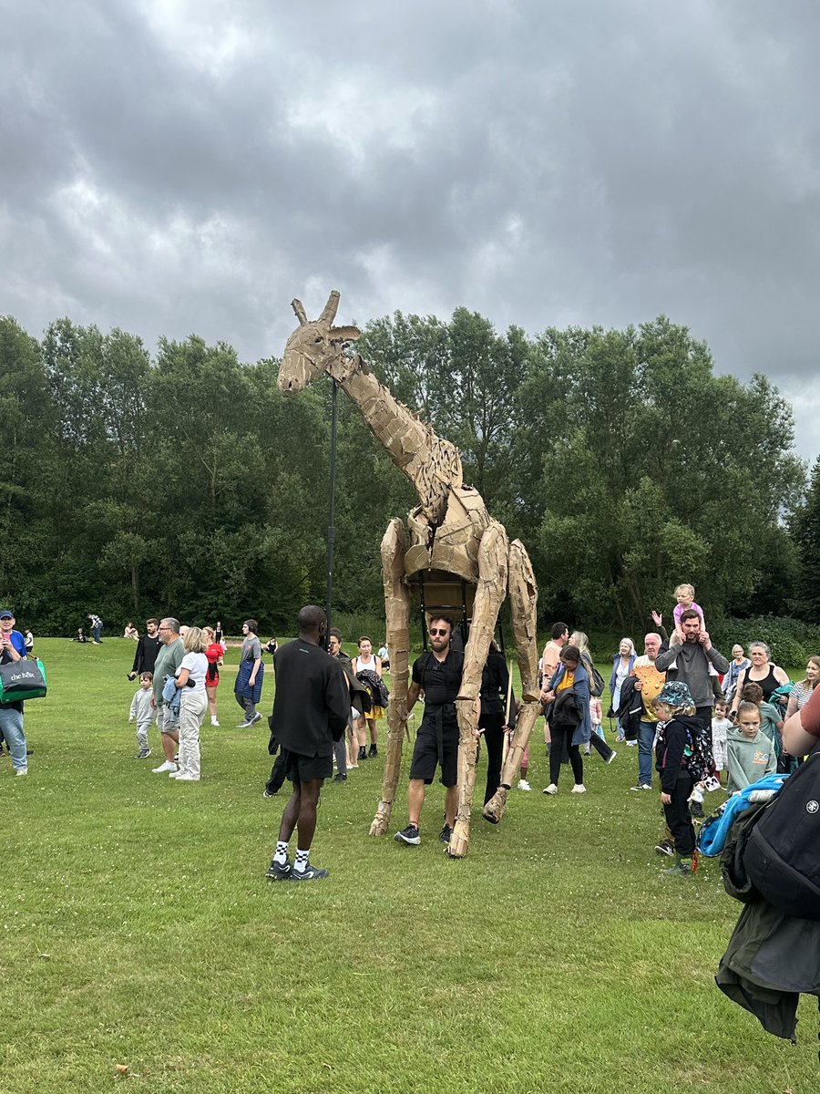 RealMancsy's tweet image. The Herds came to Manchester during MIF25 to raise awareness of the climate crisis. This project has involved hundreds of people between the Congo Basin and the Arctic Circle. I’m giving away 15 prints with collage features in Manchester when the rain stops…